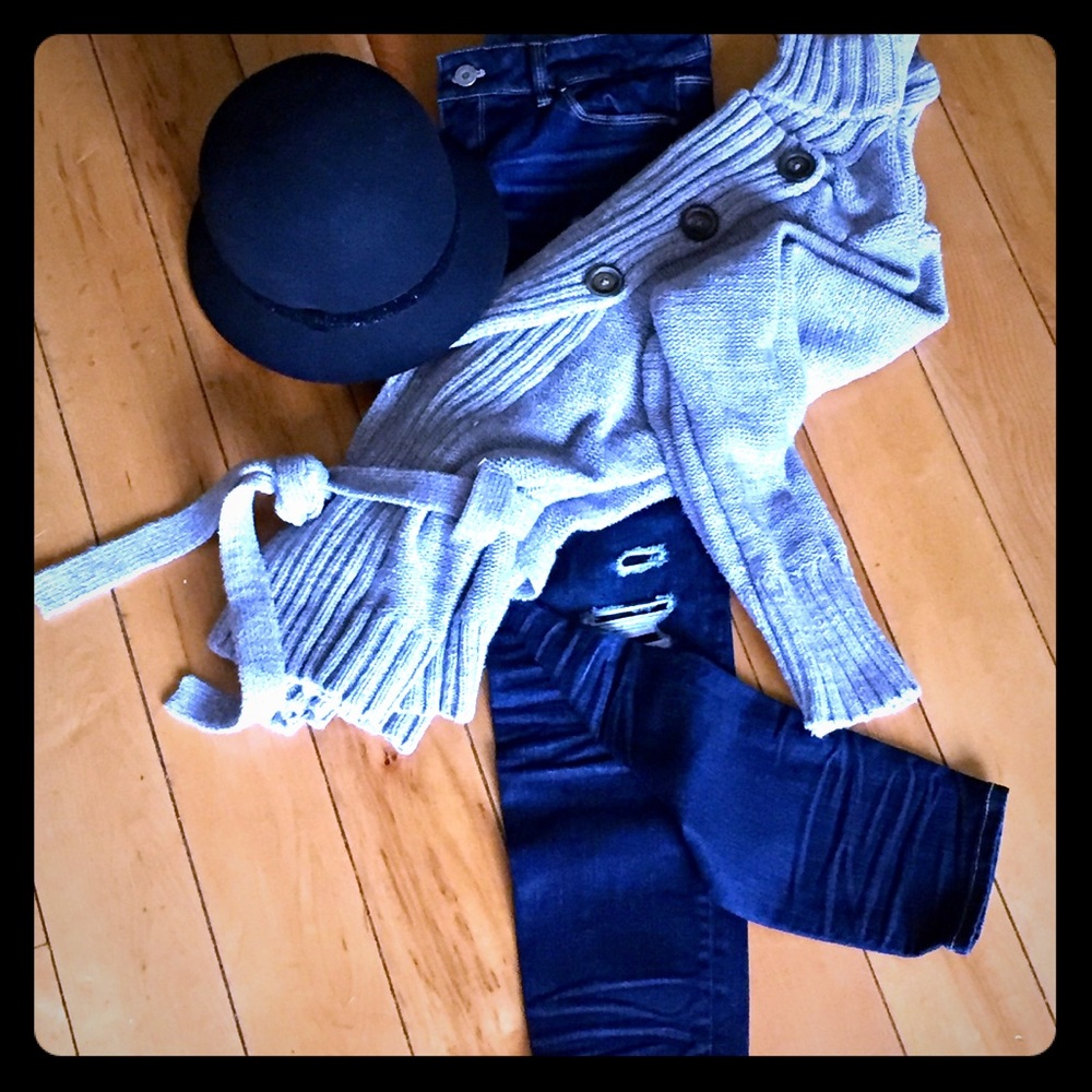 Banana Republic size M wrap sweater.